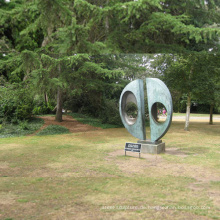 Outdoor-Dekoration konzentrische Kreise modernen Garten Metall Skulptur